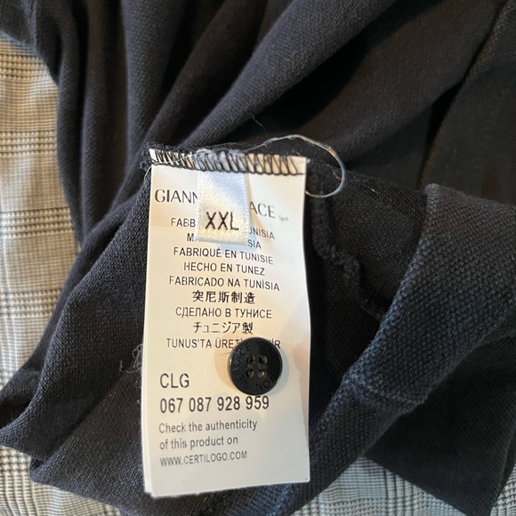 Versace Polo Shirt - Black - XXL - GUC - Picture 5 of 5
